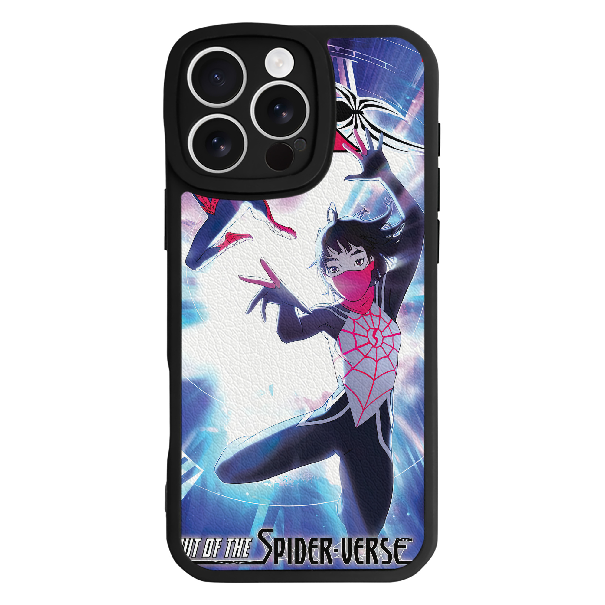 Spider Man スパイダーマン 【iPhone 16シリーズ対応】シリコンスマホケース（レザー調） 材質：シリコン